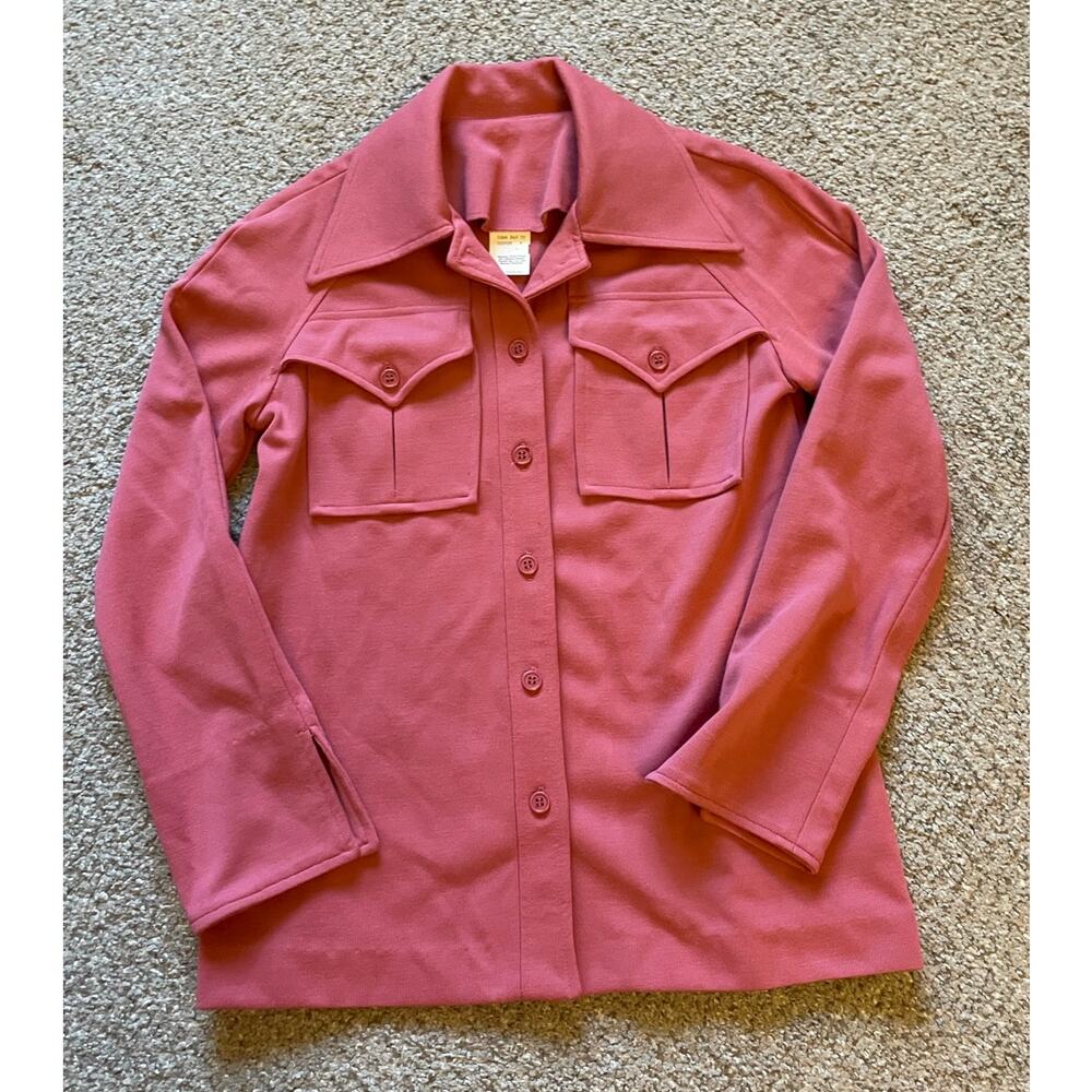 Vintage Womens 2-piece Set Button Shirt Pants Sz Small Classic 80s Travel Office - Picture 12 of 12